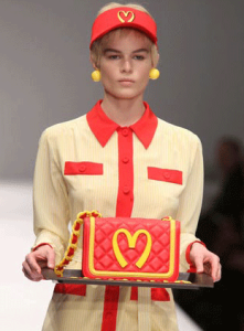 Ronald McDonald meets Moschino